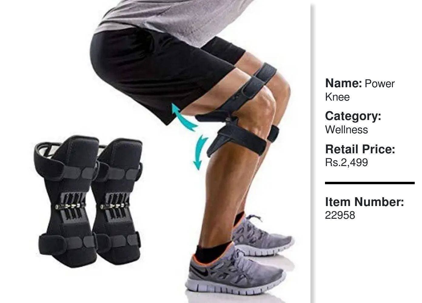 Booster Power Support Knee Pads