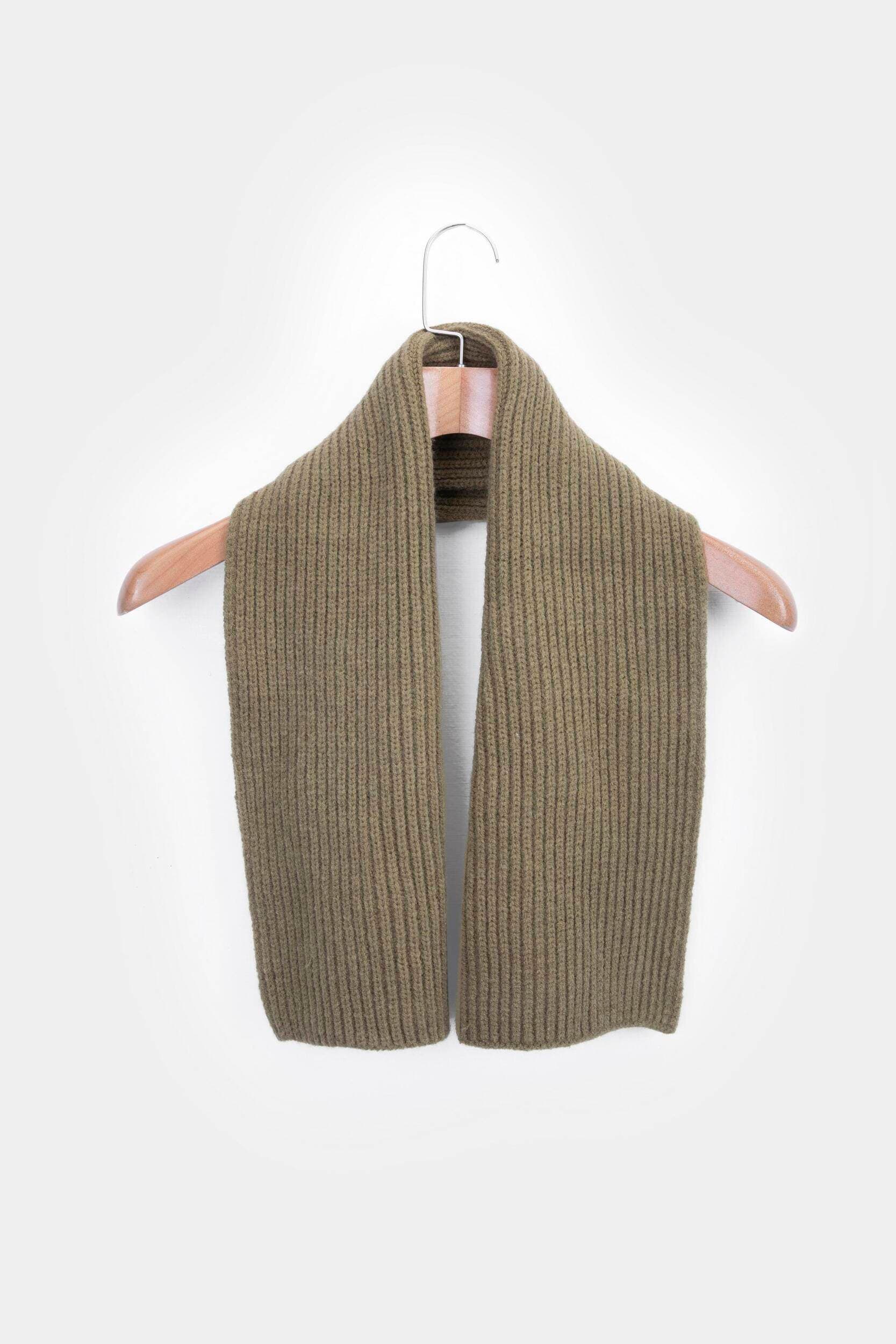 Scarf In Textured Fabric - Brown