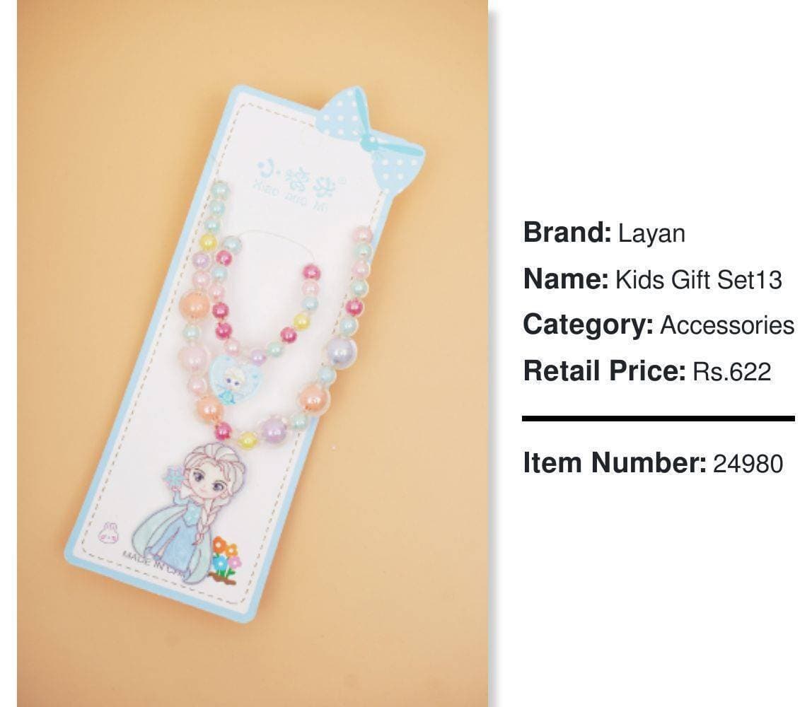 Layan Gift Set-3 Chain & Bracelet For Children - (LXZ429)