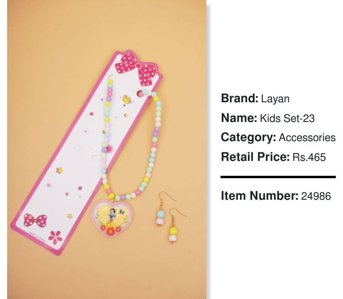 Layan Gift Set-3 Chain & Bracelet For Children (Lxz-001)