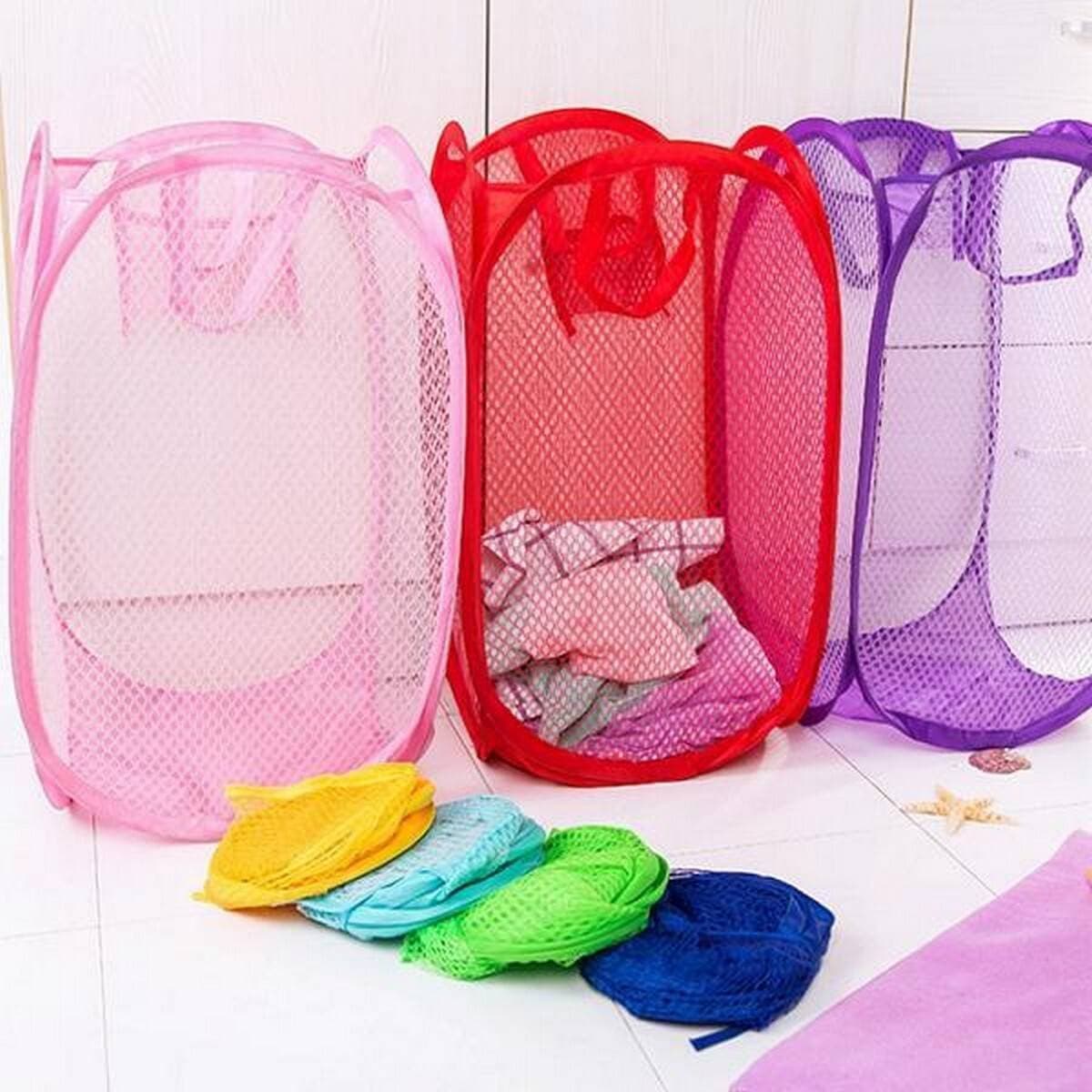 Laundry Net Duffel Basket Cloth Storage Bag