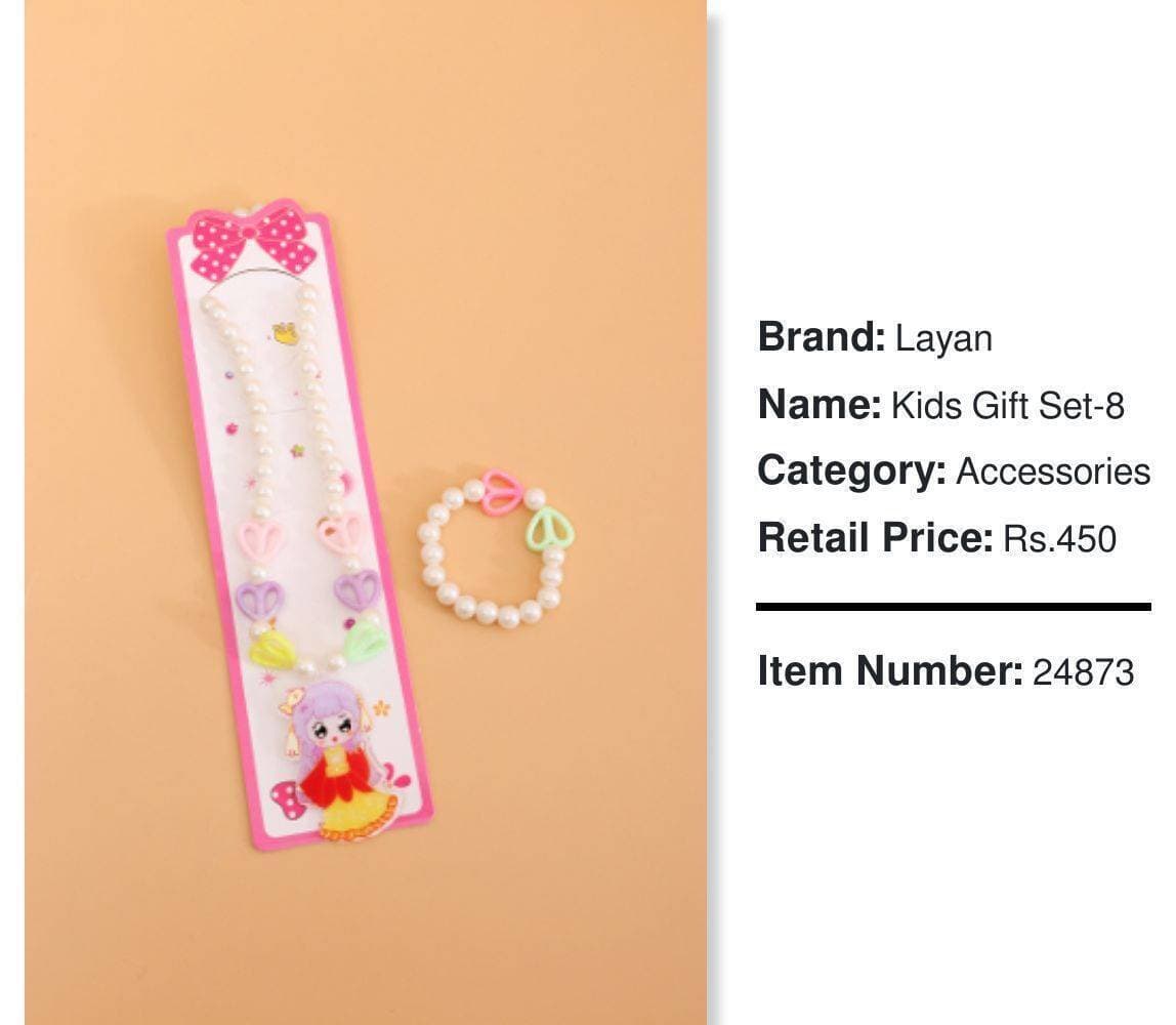 Layan Gift Set-8 Neck Chain Or Bracelet For Kids - (LXZ502)