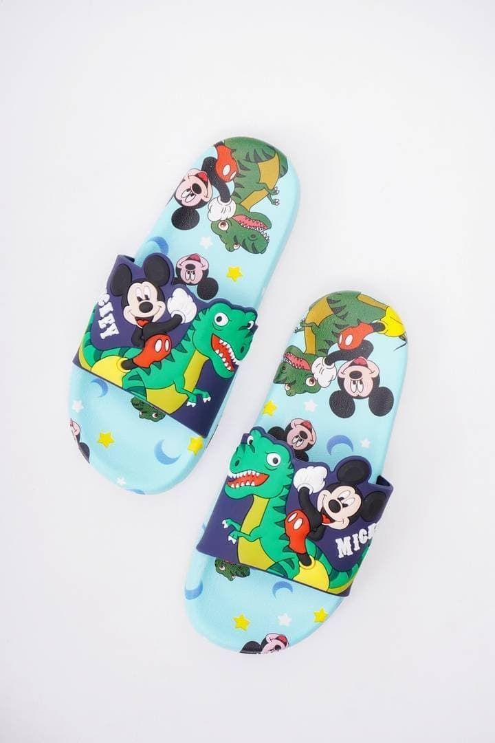 Stario - Pvc Material Slipper For Kids - Sky Blue