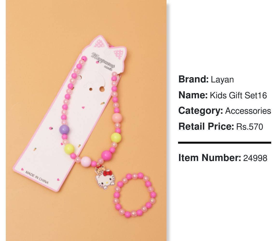 Layan Gift Set-16 Neck Chain Or Bracelet For Kids - (LXZ503)