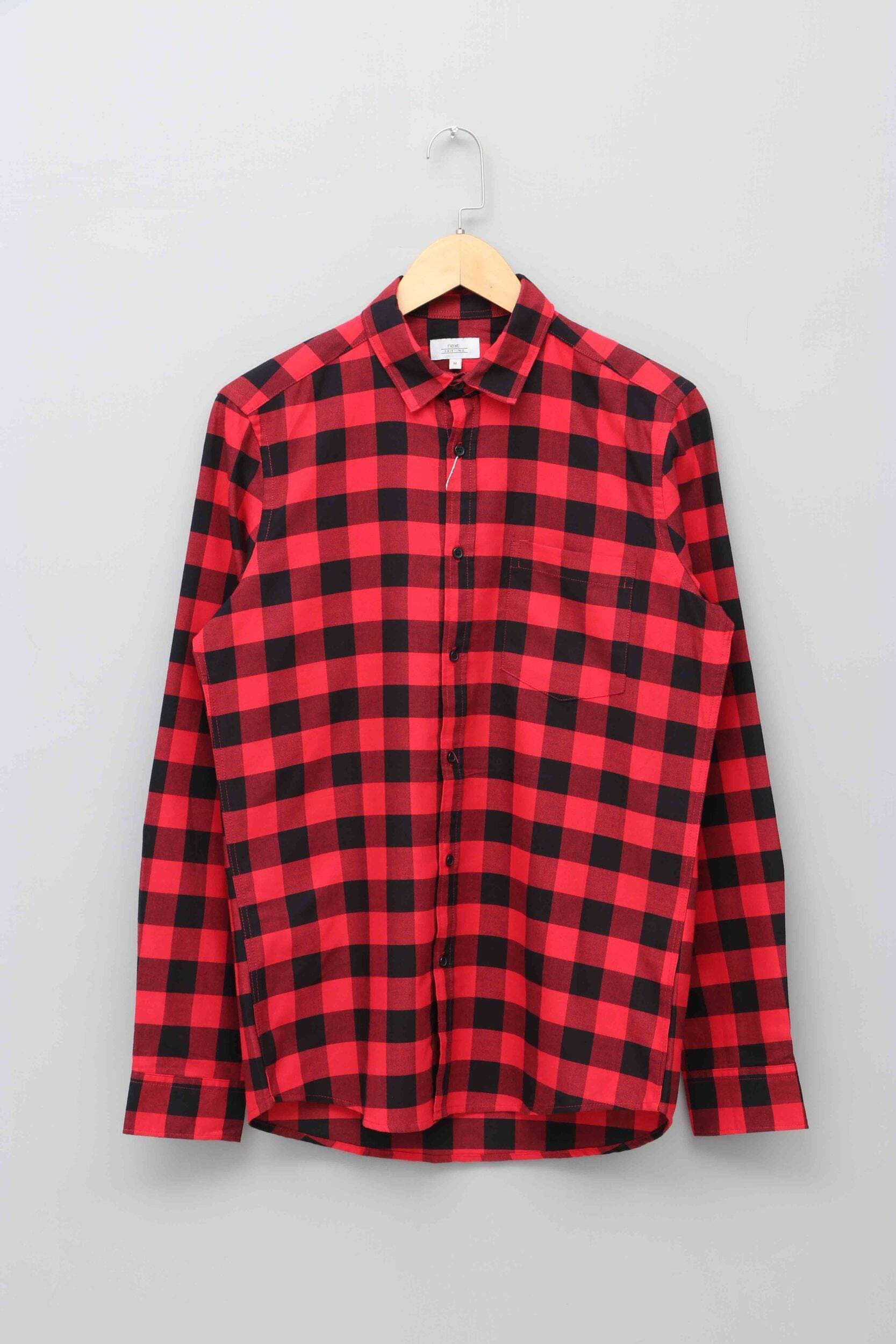 Export Leftover - Casual Shirts In Full Sleeves - Red