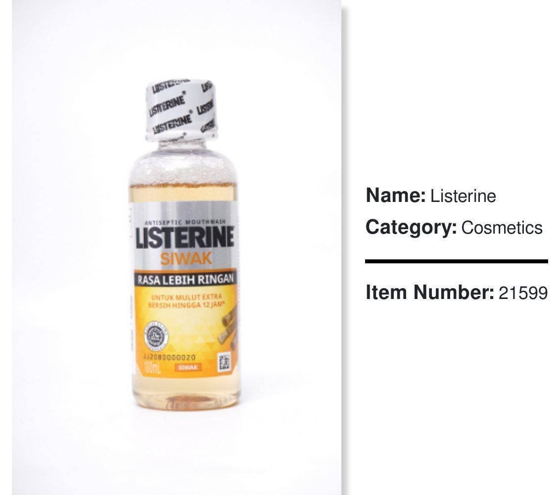 Antiseptic Mouthwash Listerine - 100ml
