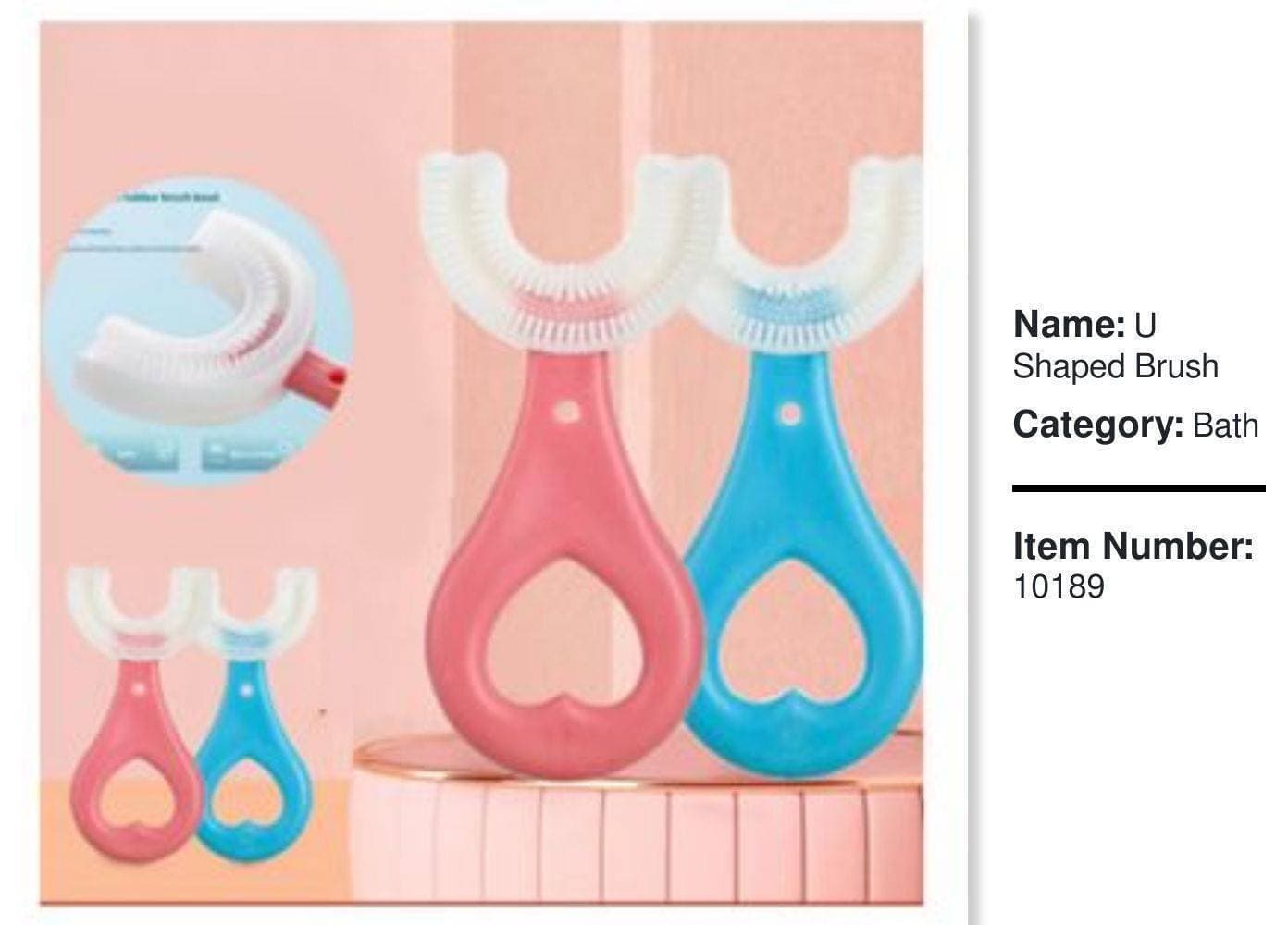 U Shaped Brush - 1 Piece