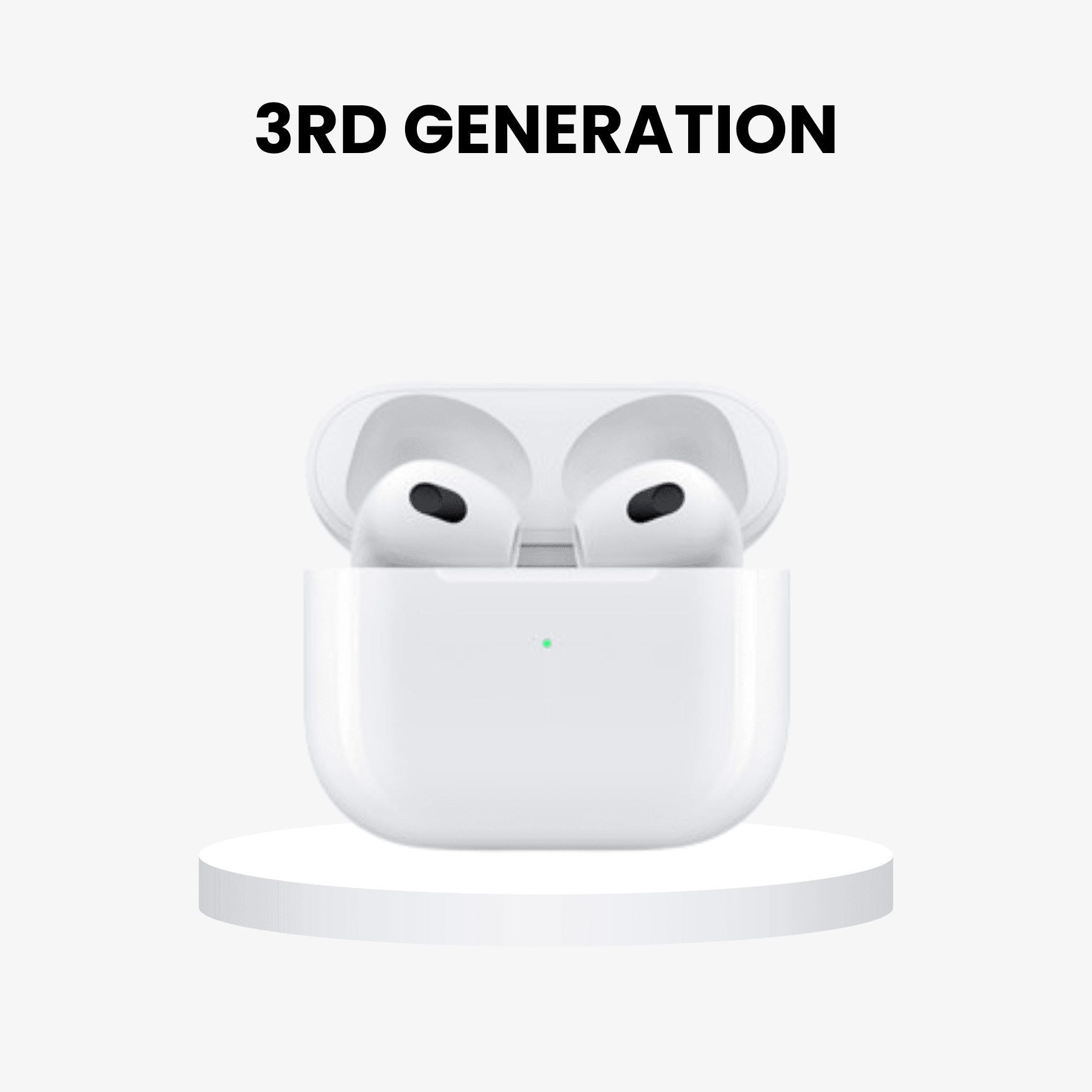 Air Buds 3rd Generation Bluetooth Wireless - White