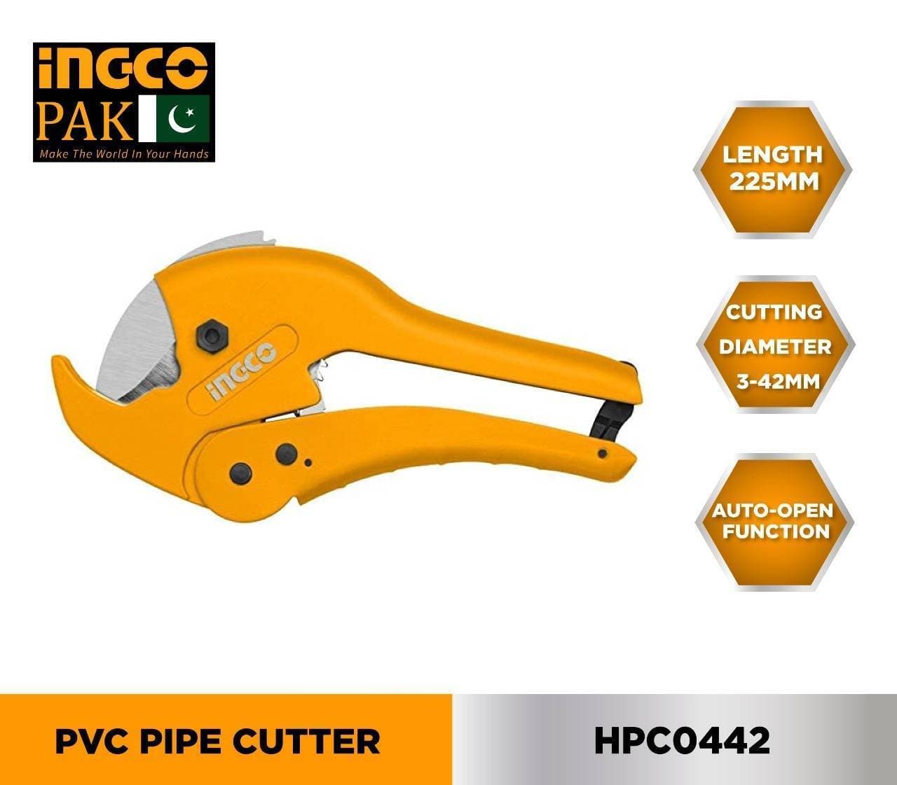 INGCO - Pvc Pipe Cutter 42Mm Industrial