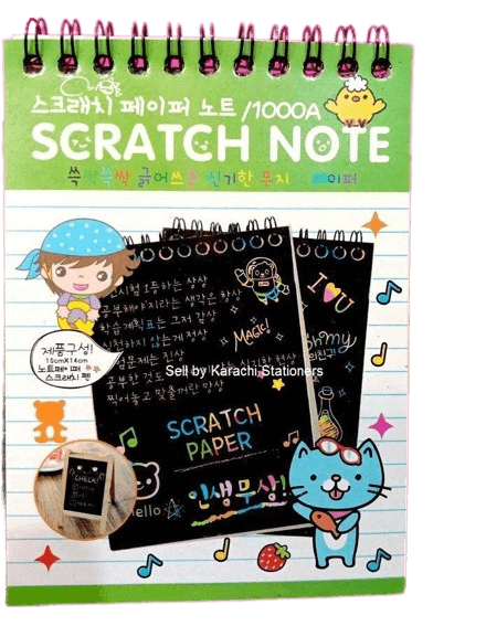 Small Scratch Note Pad Scratch Book Size 14Cmx10Cm