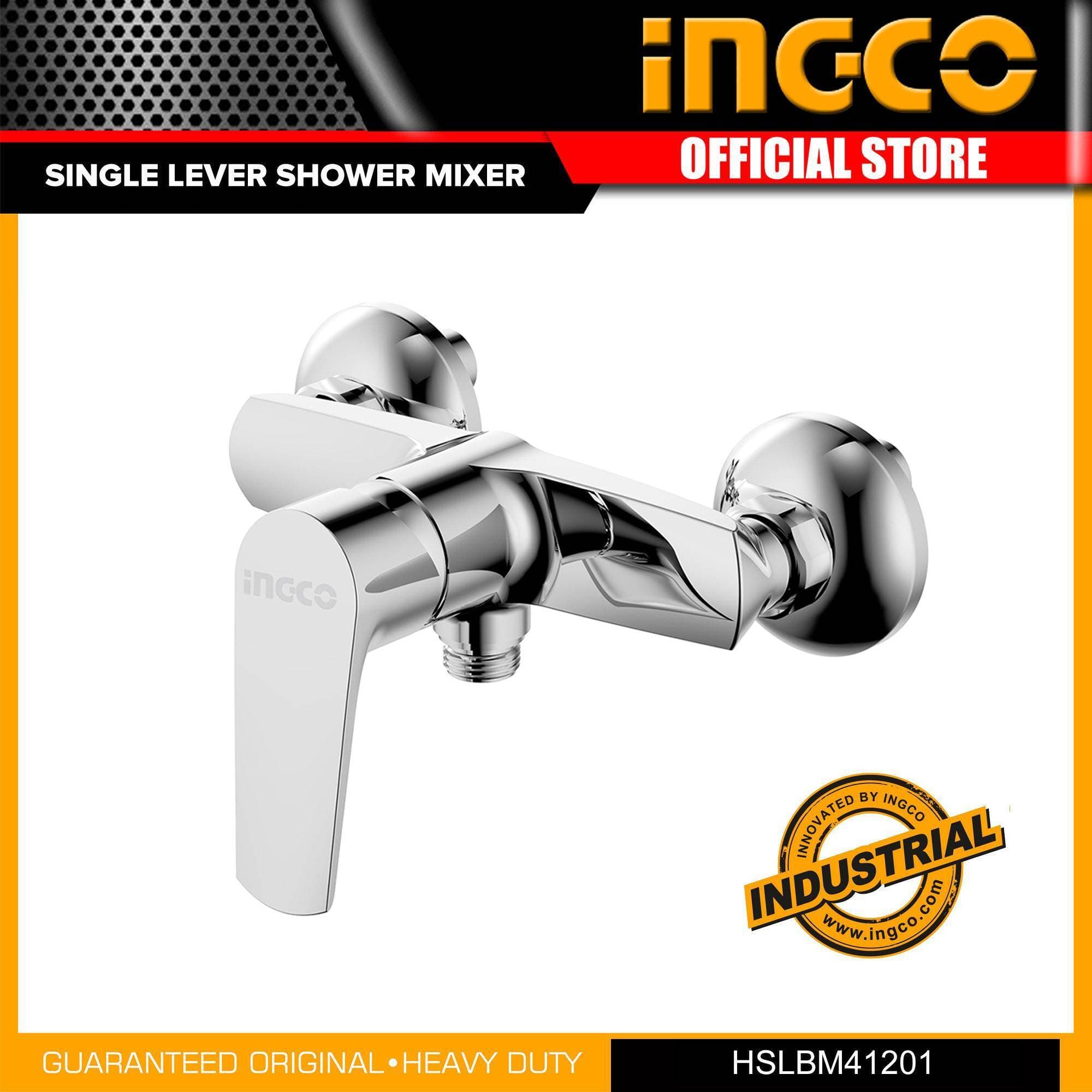 INGCO Single Lever Shower Mixer Faucet Tap Chrome Finish