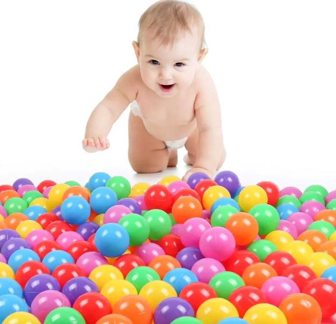 Soft Plastic Balls For Tent & Pool For Kids - Pack of 25 PCS