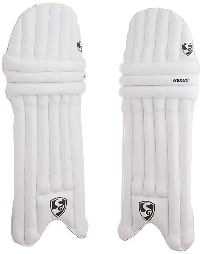 1 Pair White Batting Leg Guard Pad For Cricketers