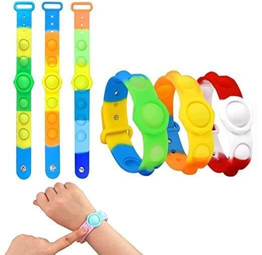 Cute Popit Fidget Band Watch For Kids