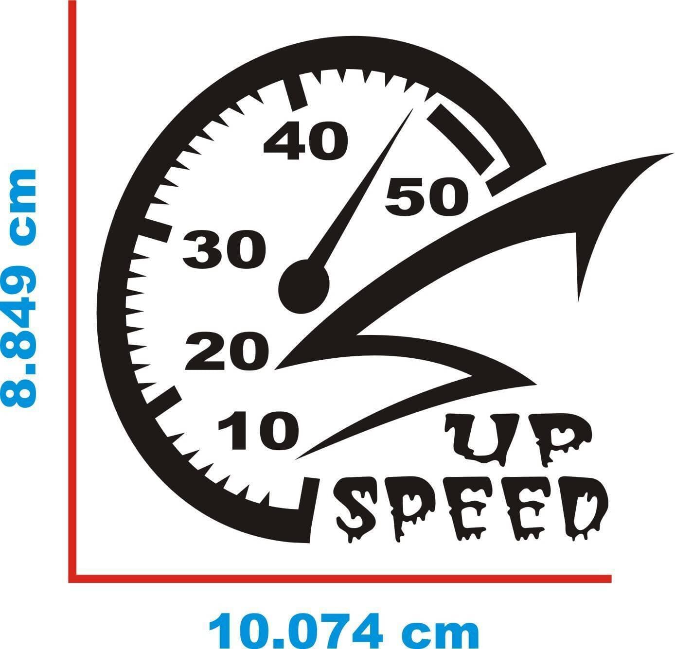 PVC Vinyl Clock Car & Laptop Sticker - 1 PC