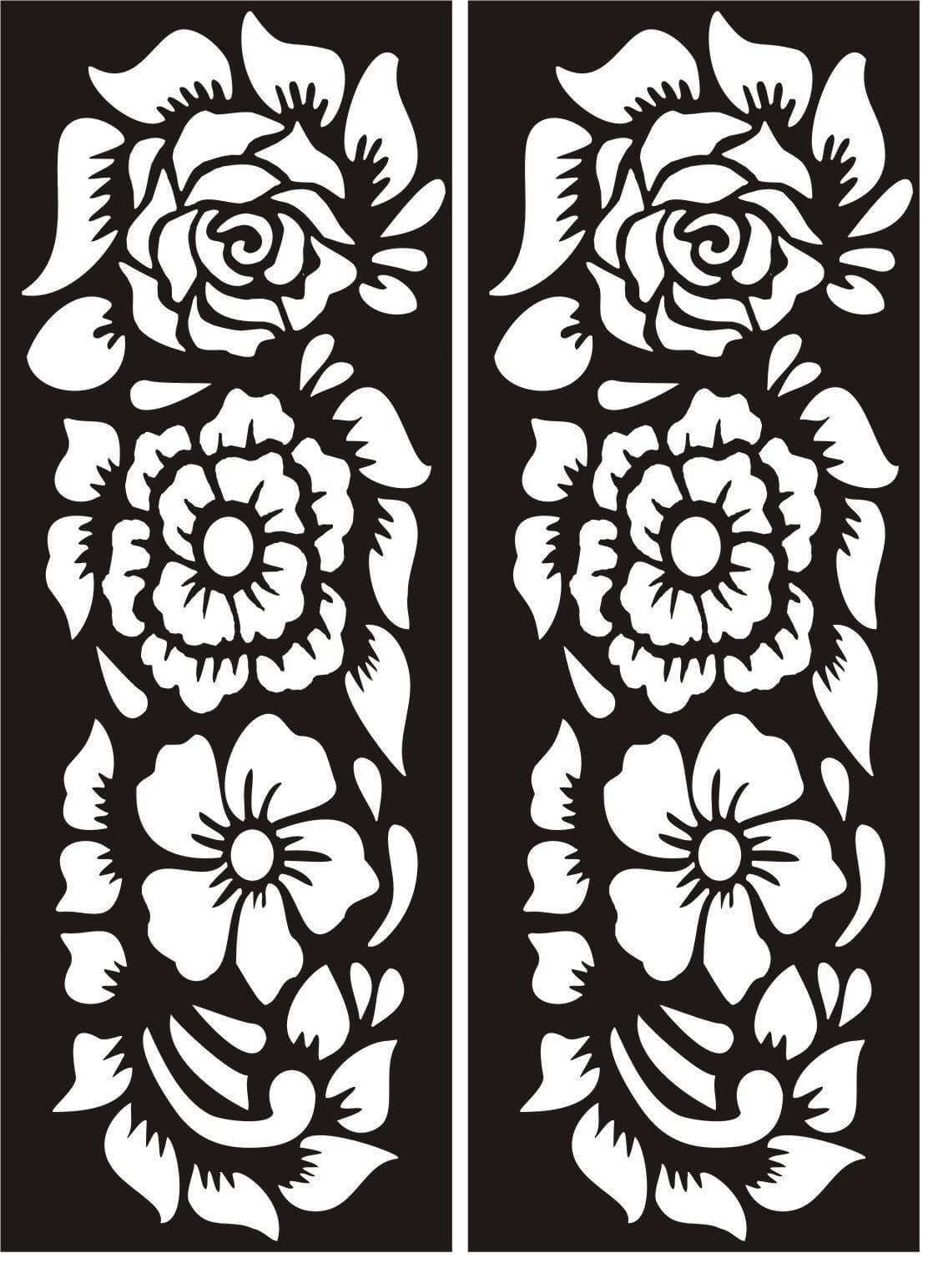 Different Designs Full Sheet Mehndi Stencils - 1 Set