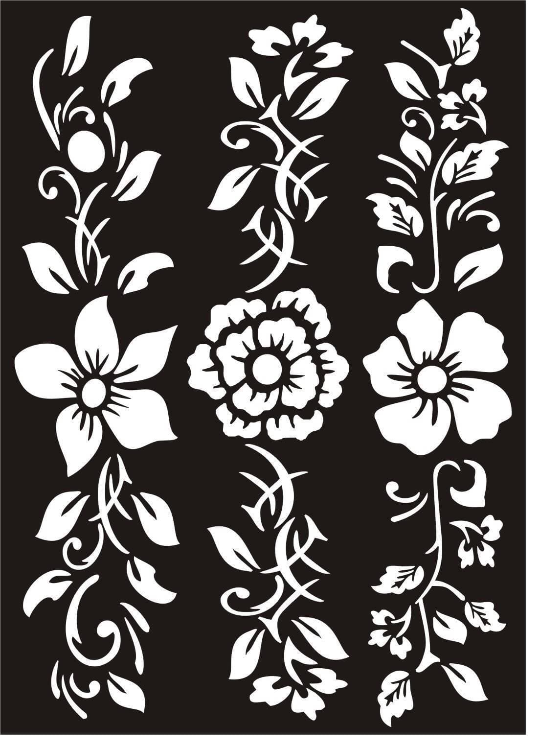 Mehndi Sheet Sticker Multi Design - 1 Piece
