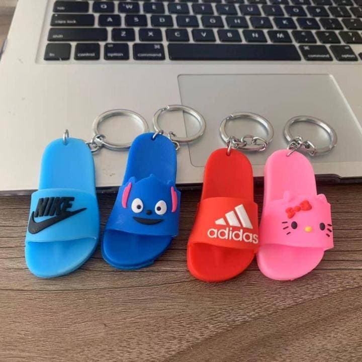 Rubber Slipper Design Keychain - 1 Piece