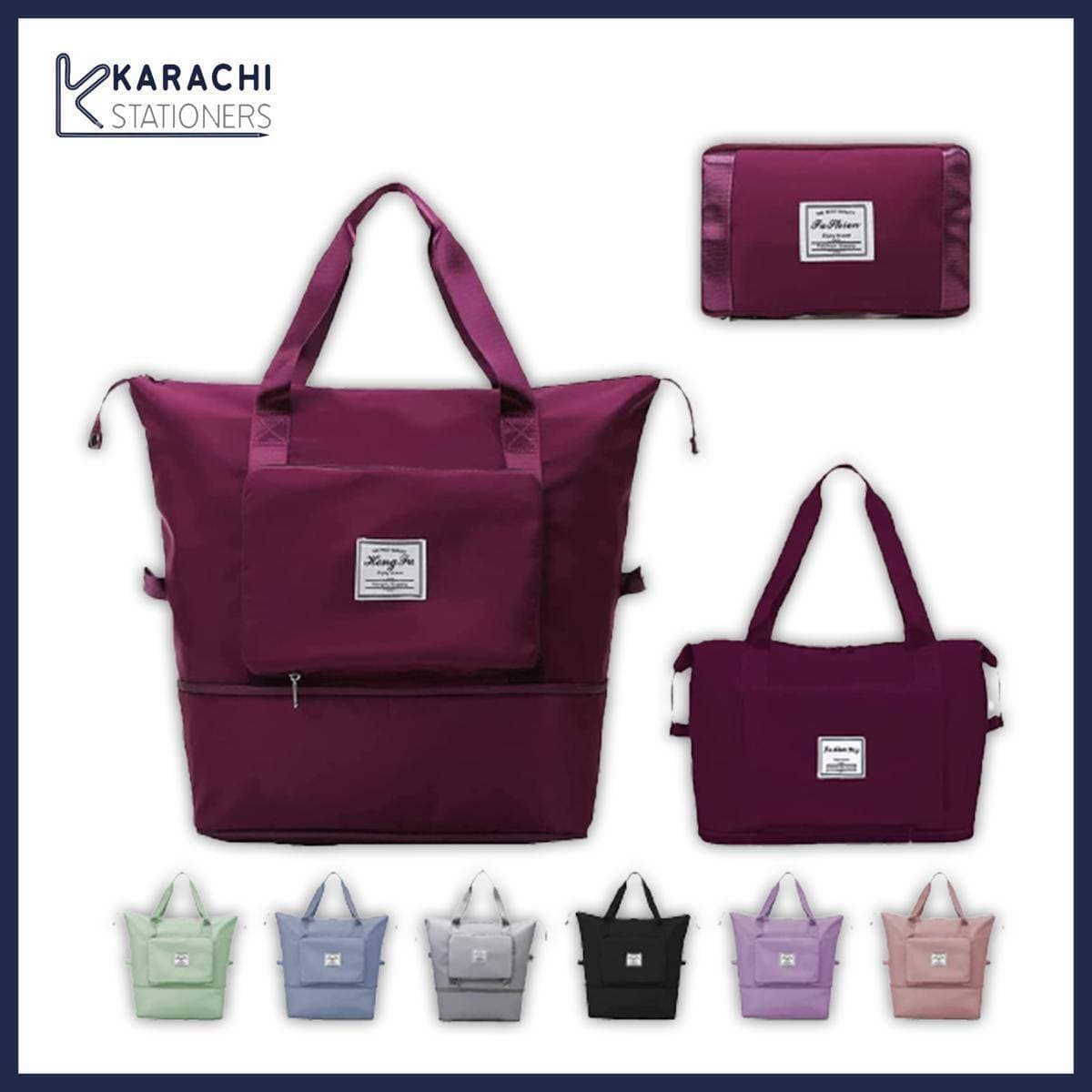 Pin Forest Large Capacity Folding Travel Bags Set - Pack of 3