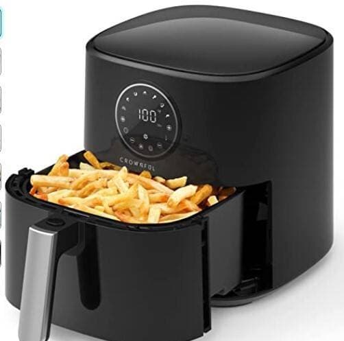Crownful Digital Air Fryer 4.5L - Black