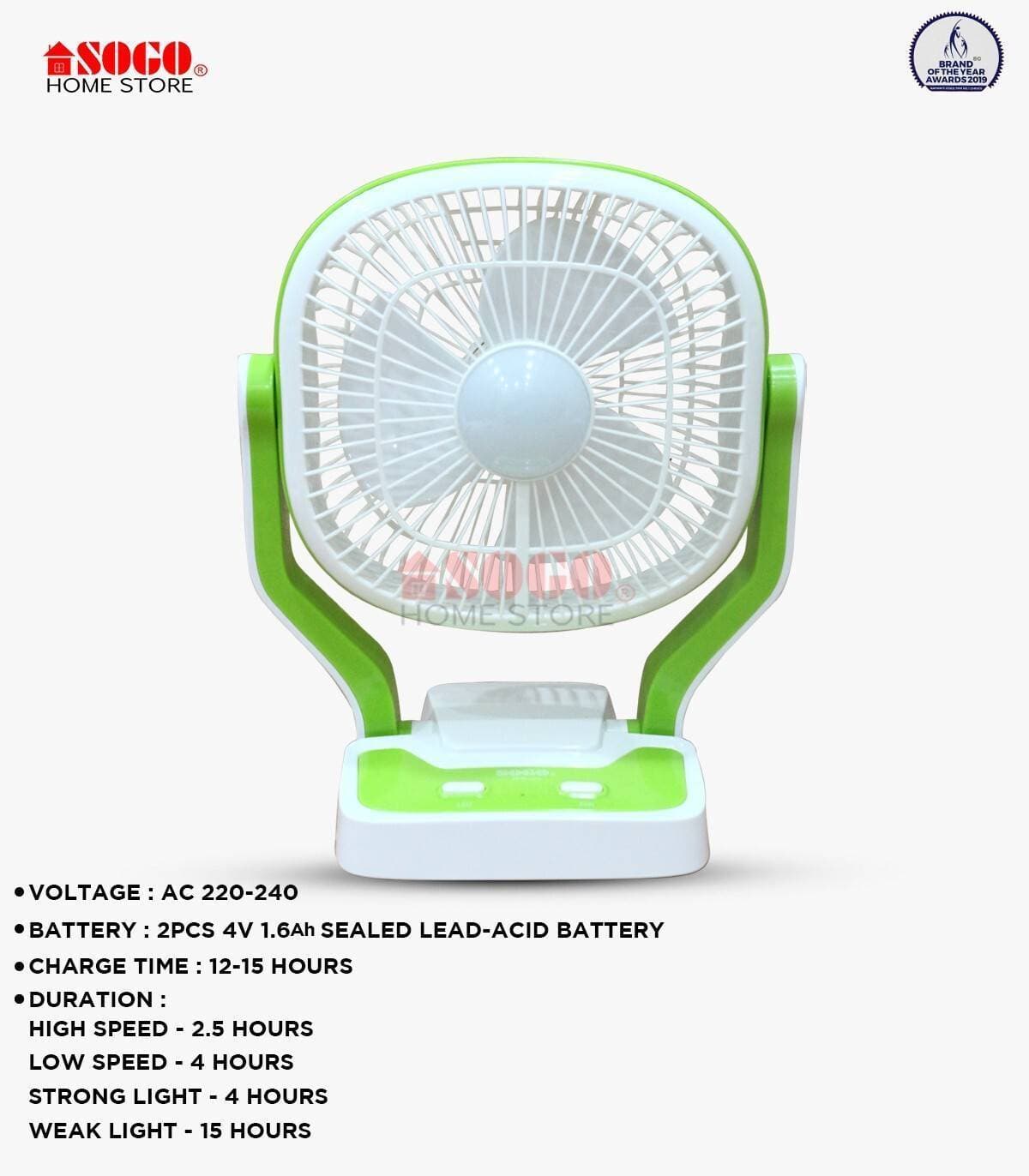 JPN-403 Rechargeable Mini Table Fan