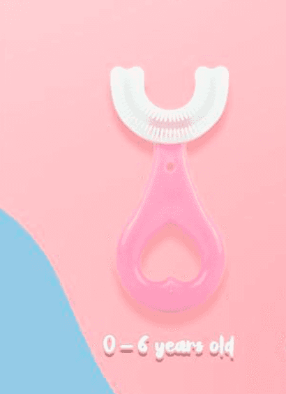 Silicon U-Shaped Soft tooth brush For Kids