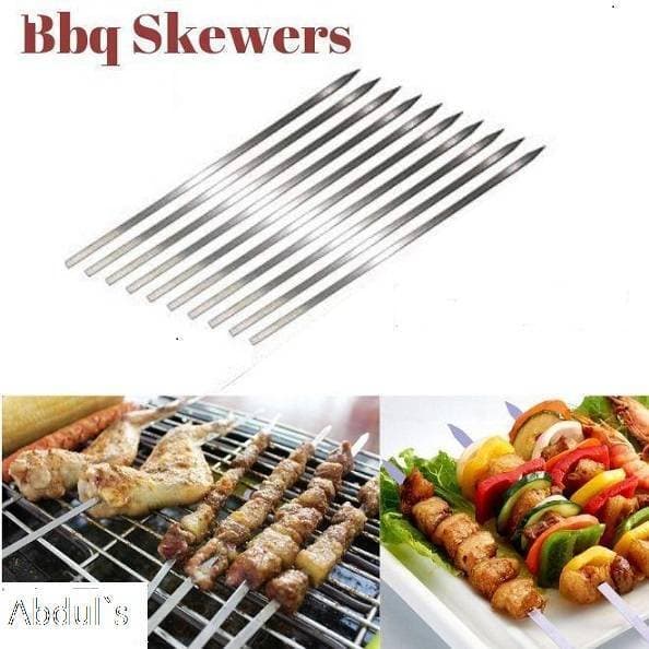 Bar B Q Kabab Seekh Stainless Steel - Pack of 6 PCS