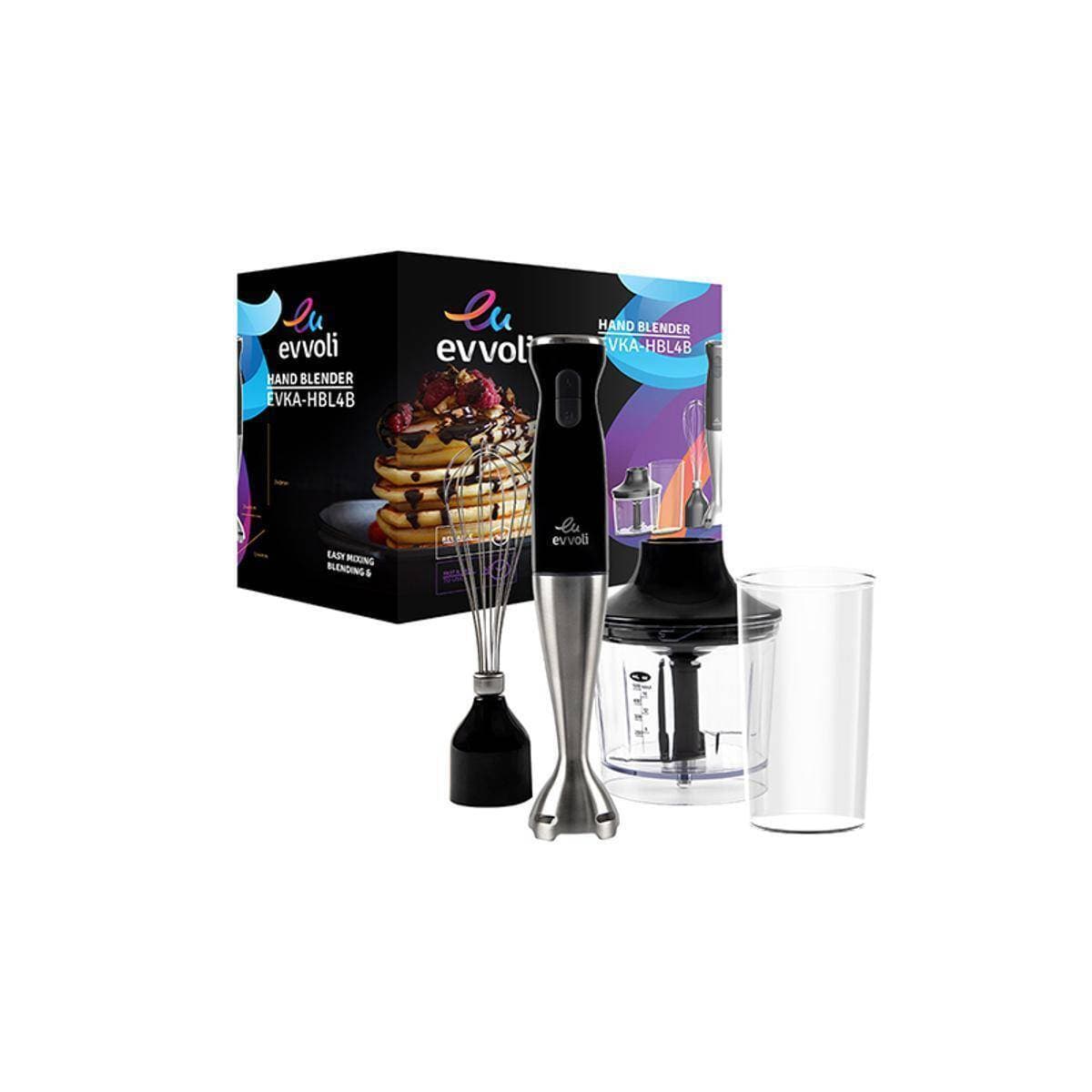 Evvoli 4 in 1 Stainless Steel Hand Blender