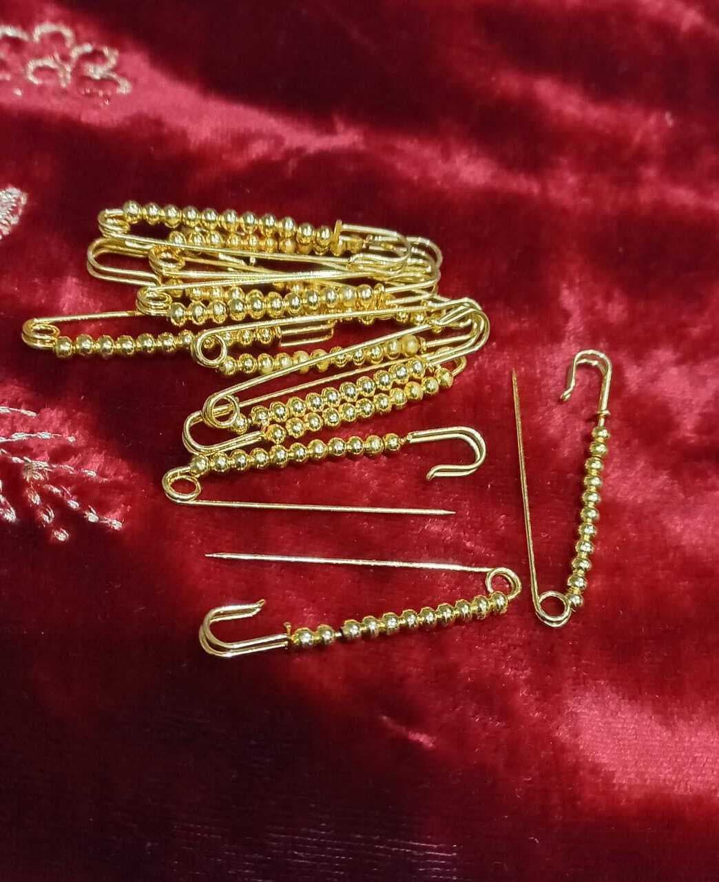12 PCS Hijab & Scarf Pins For Girls