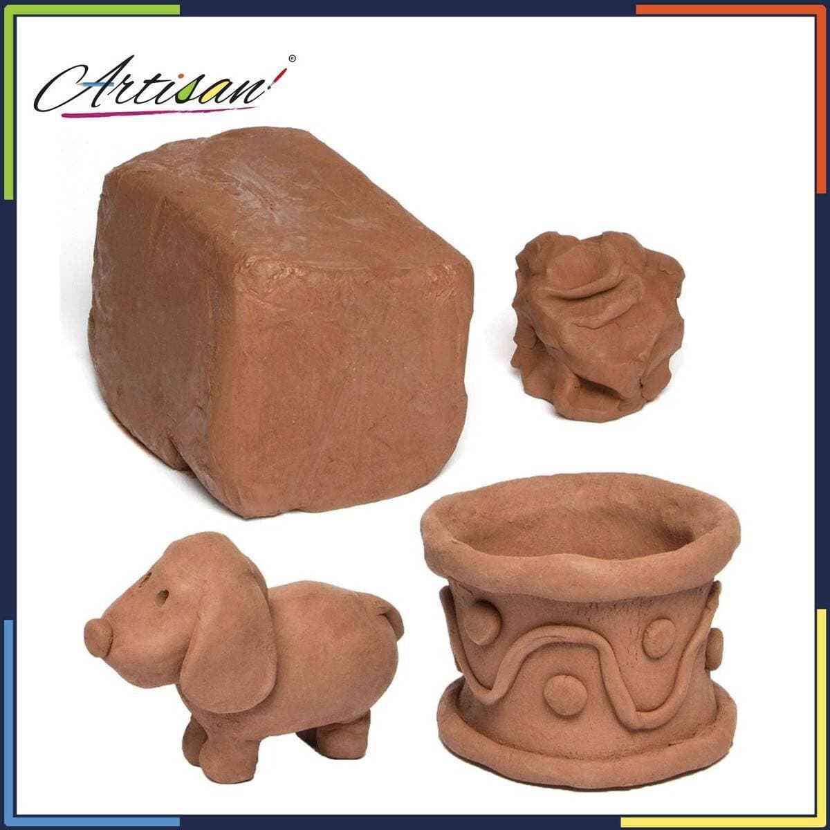 Artisan Modelling Refined ceramic clay for Sculptures