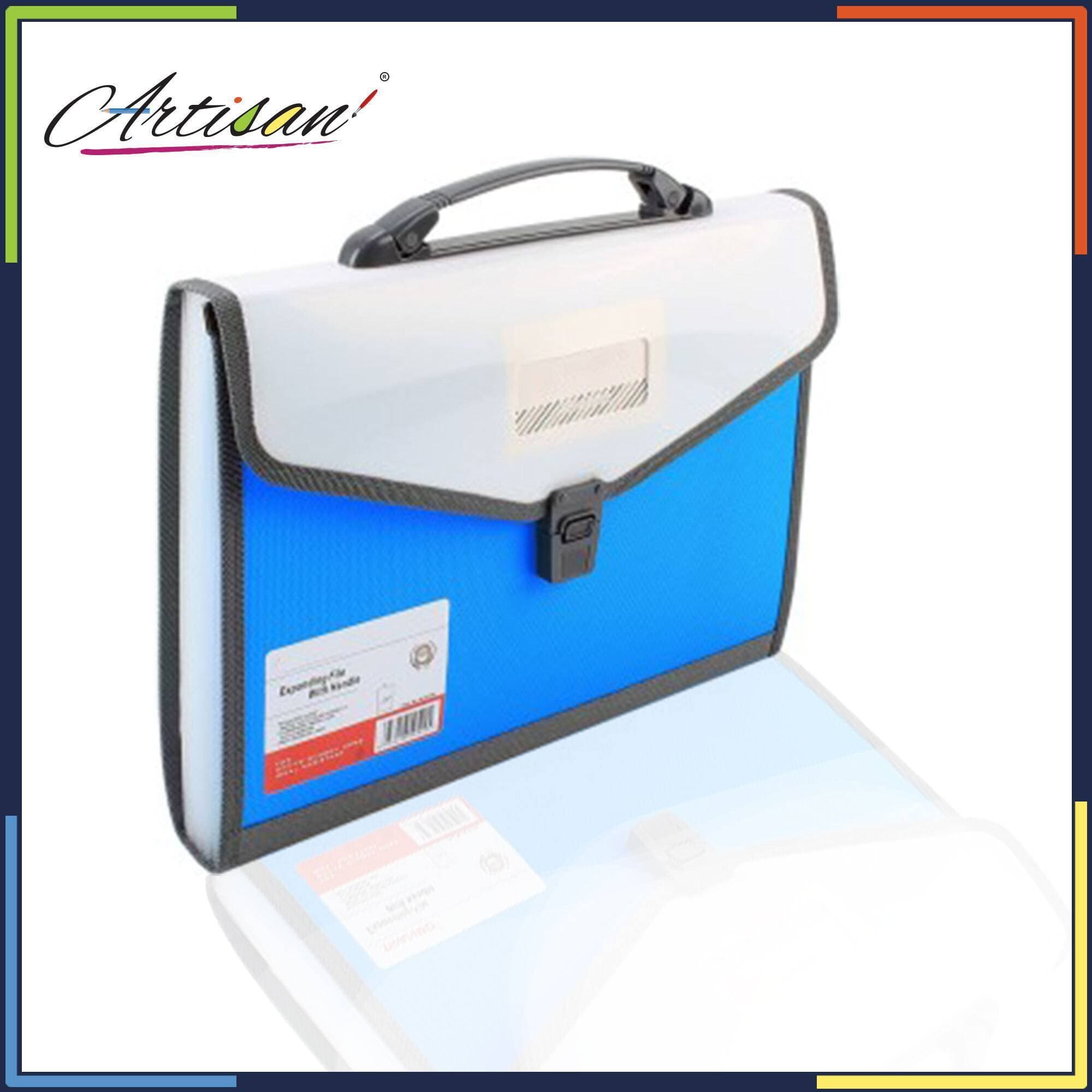 Artisan Executive Expanding Bag Folder With 13 Section Pockets Full Scape Size