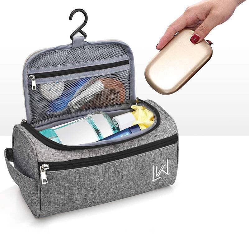 Leeway Travel Toiletry Bag - Grey