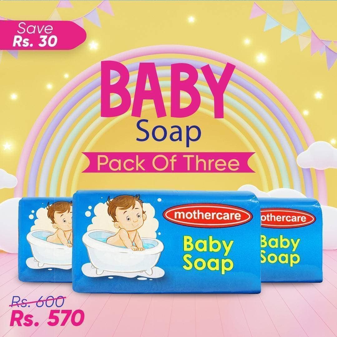 Mothercare Baby Soap Blue 100gm - Pack of 3