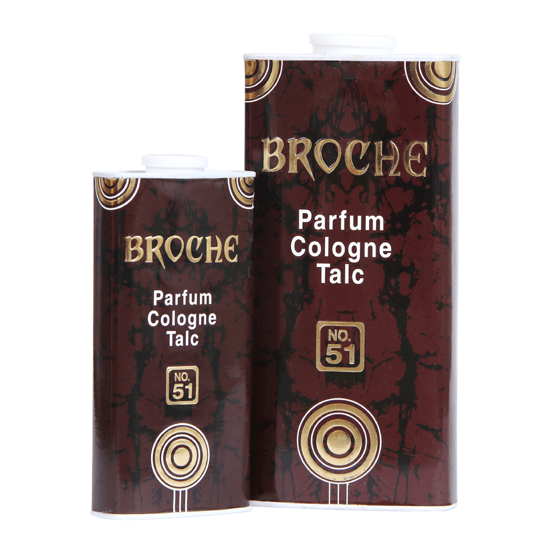 Broche 51 Talcum Powder - Set of 2