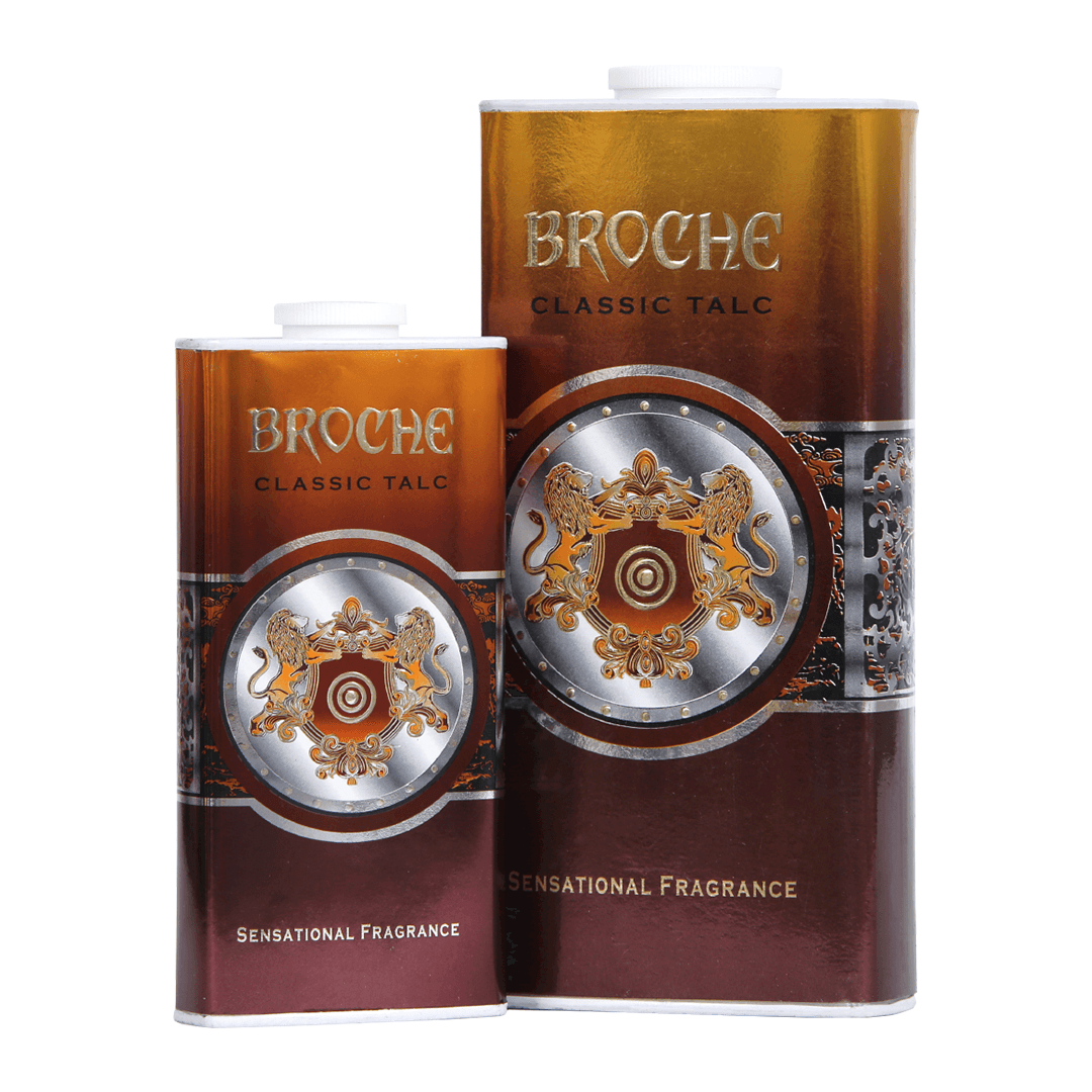 Broche Classic Talcum Powder - Set of 2