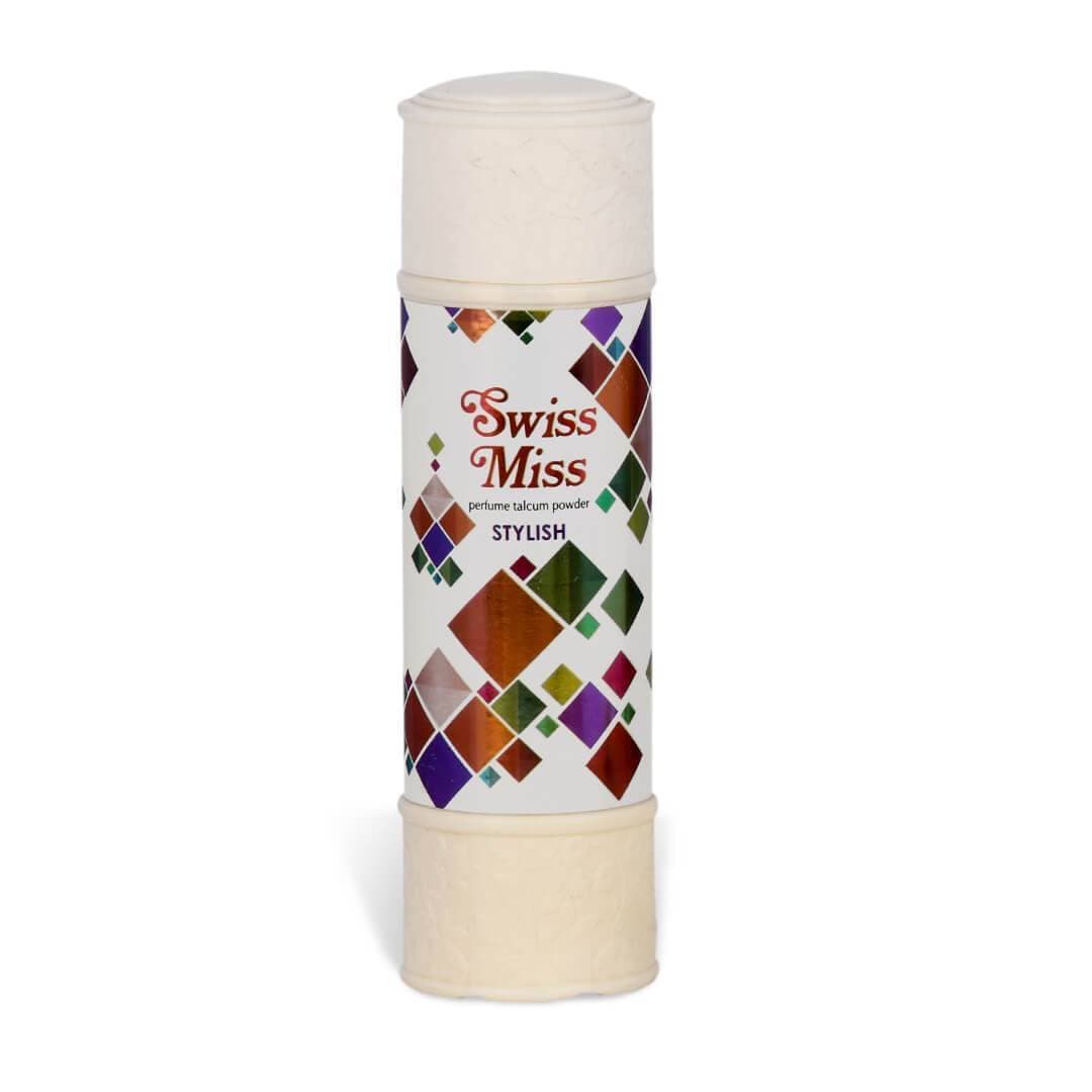 Swiss Miss Stylish Perfumed Talcum Powder 120gm
