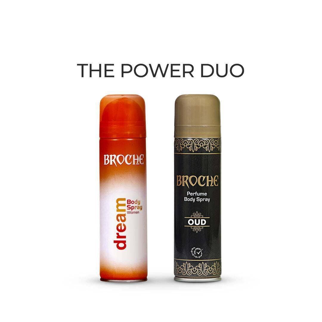 Broche The Power DUO Body Spray - Set of 2