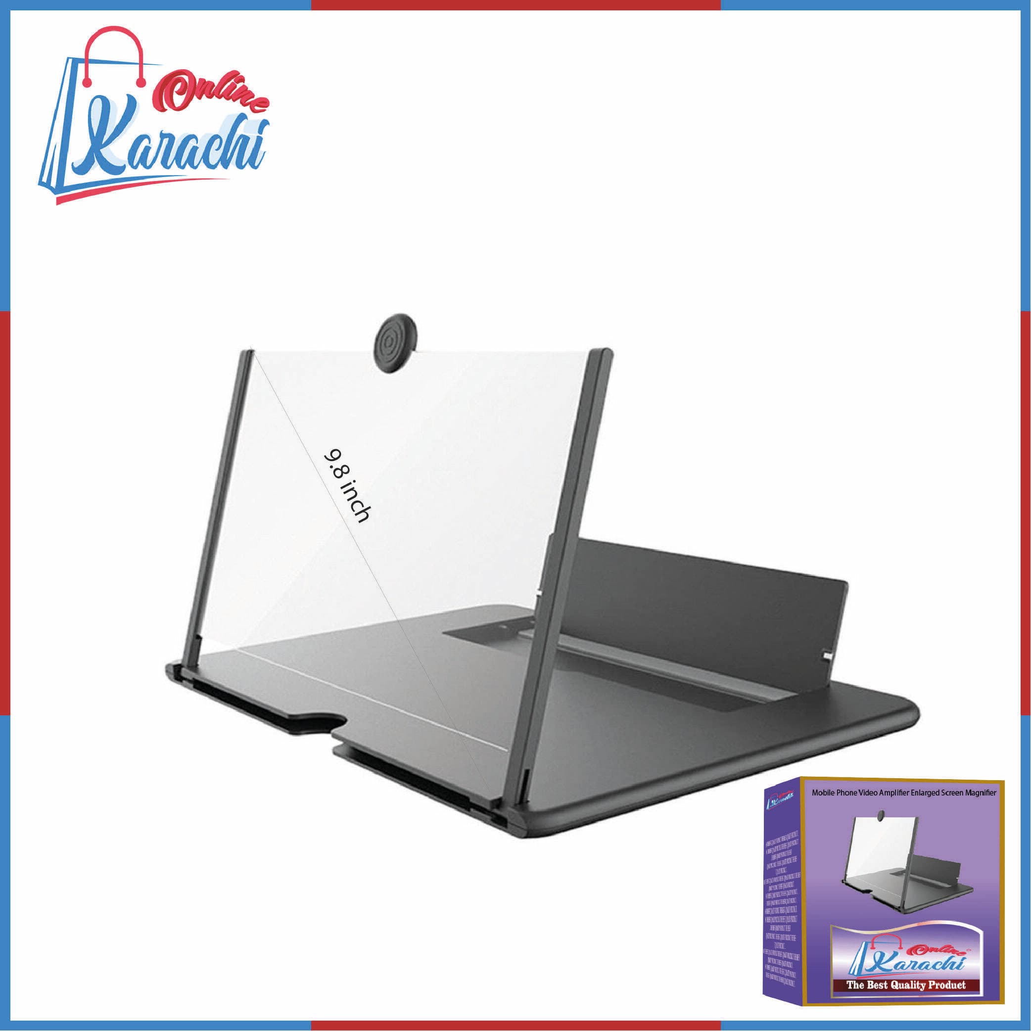 Upto 12 Inch Mobile Phone Video Enlarged Screen Magnifier