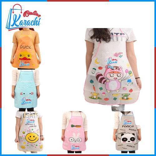 Waterproof Children Girl Drawing Dinner Apron