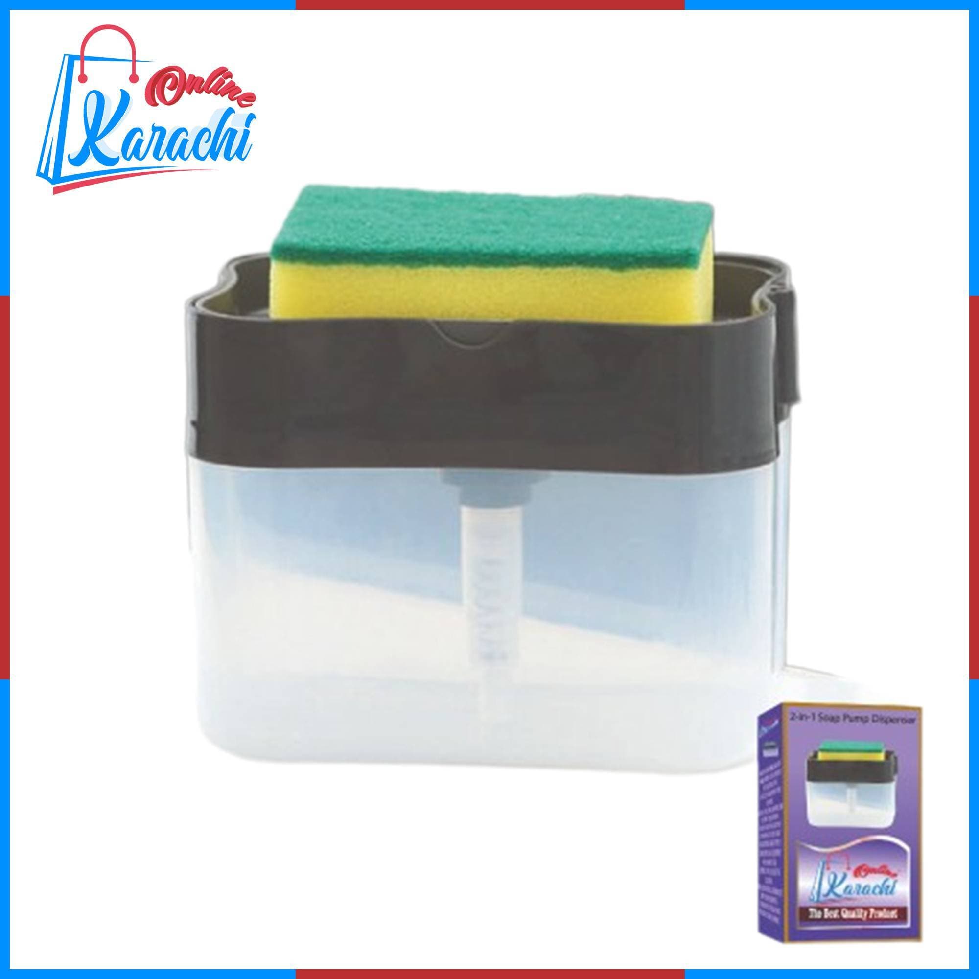 2-In-1 Soap Pump Dispenser
