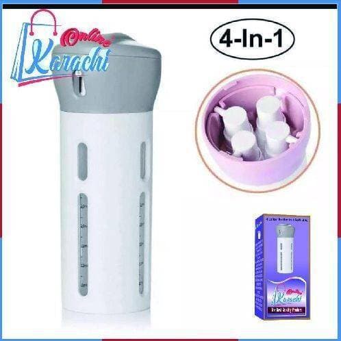 4 Lotion Bottles In 1 Refillable Liquid Container Travel Bottle Portable