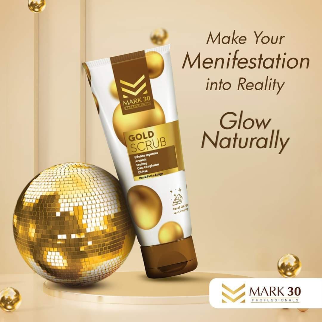 Mark 30 Skin Whitening Gold Scrub