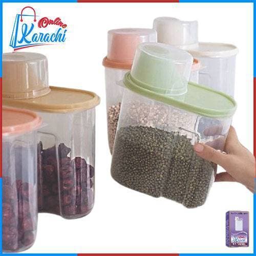 1Pcs Cereal Dispenser With Lid Storage Box