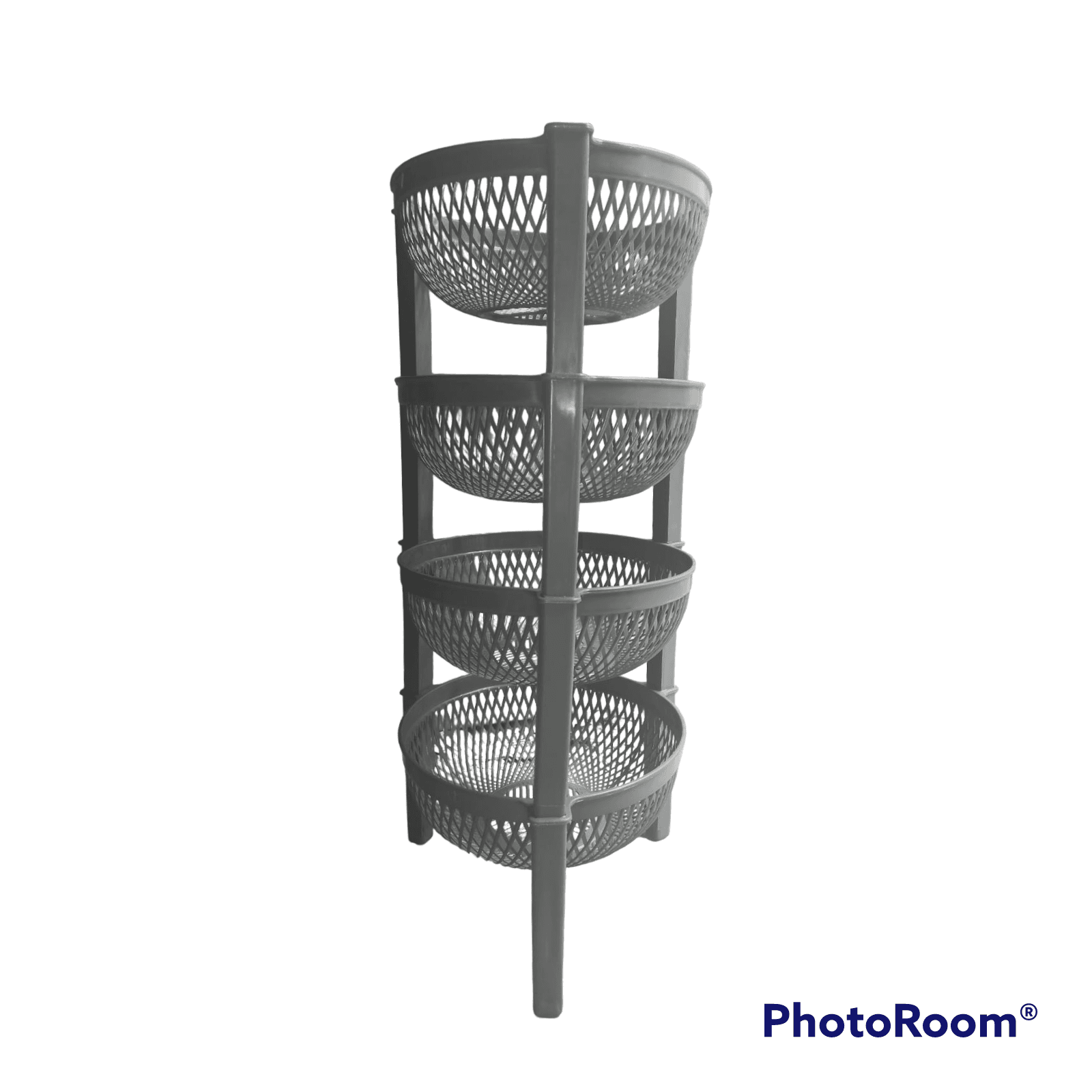 Vegetable Rack 4 Layer Storage Plastic Rack For Multi Purpose