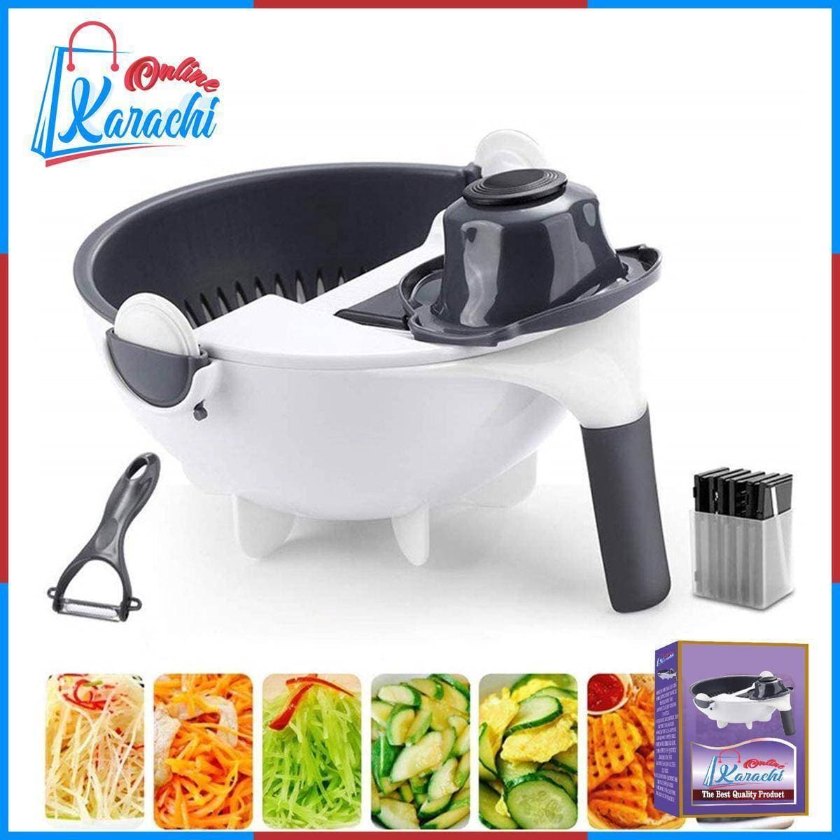Vegetable Fruit Slicer Grater Cutter Peeler Multifunctional