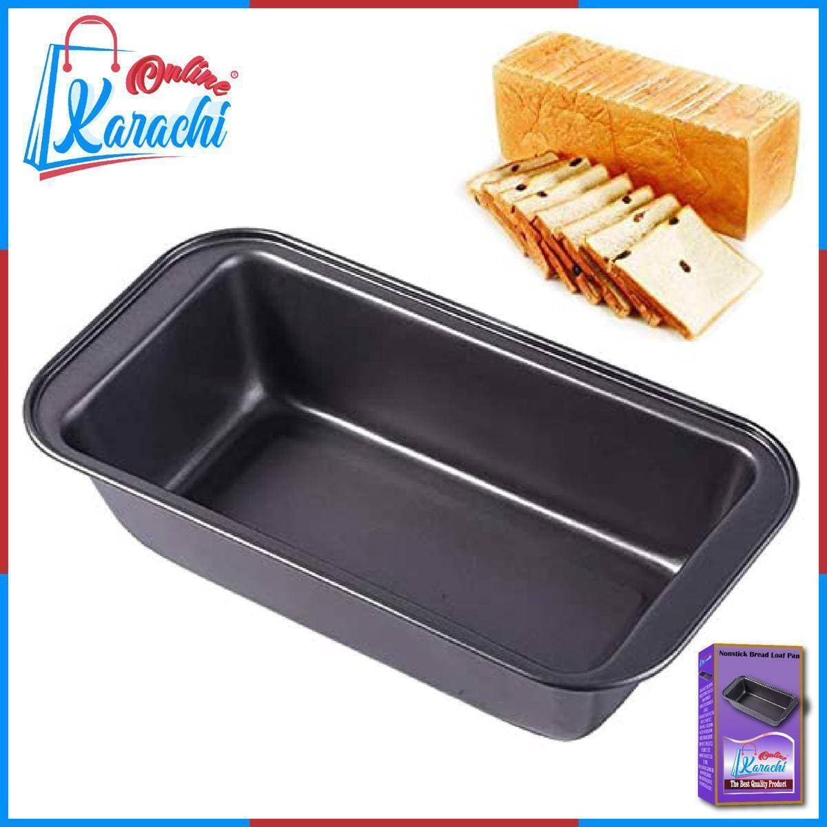 Nonstick Bread Loaf Pan Cake Bread Mold Bakeware Gray