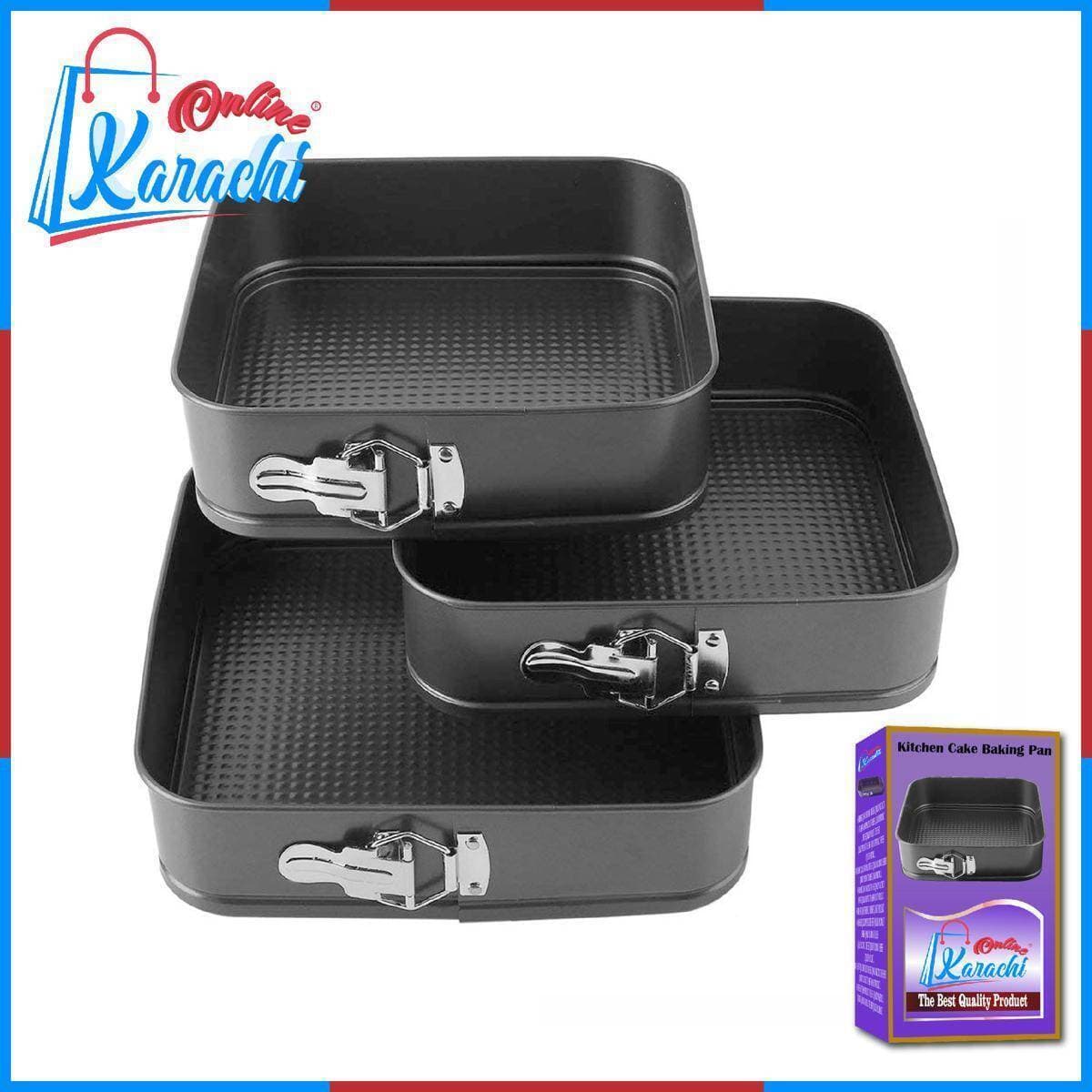 Kitchen Cake Baking Pan Square Cake Tins Tool