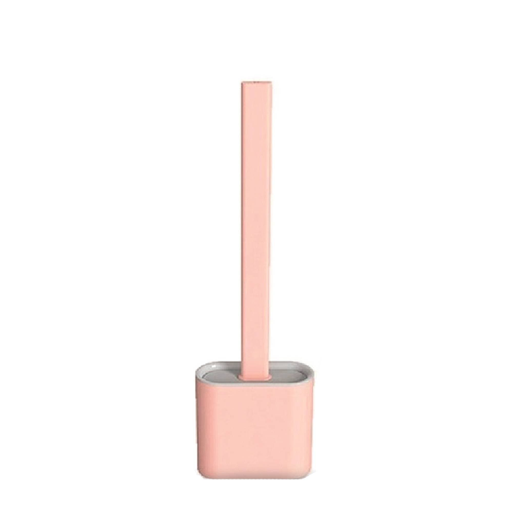 Silicone Toilet Brush With Stand Creative Deep Cleaning Brush