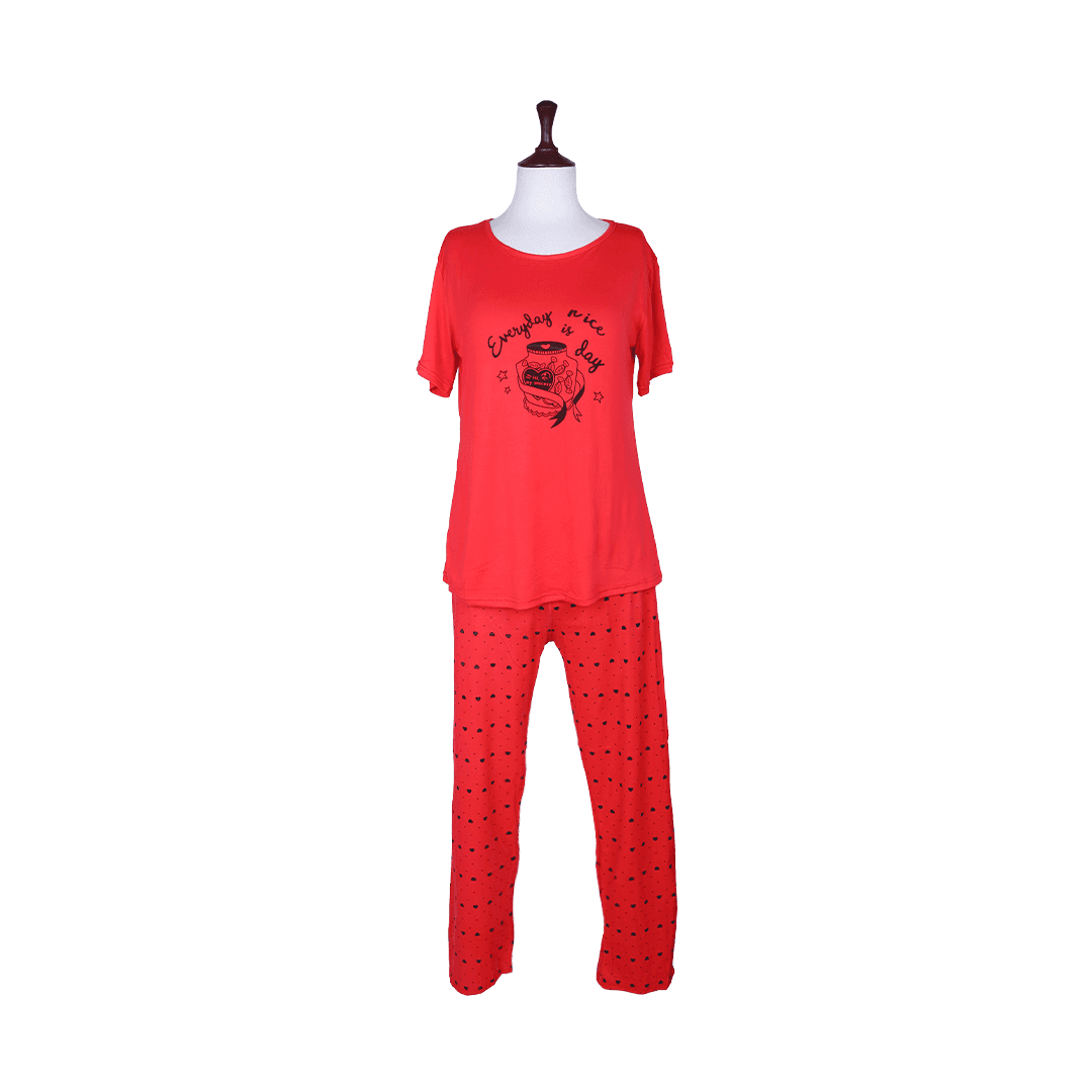 Women's 2 Piece Nighty Set - D585