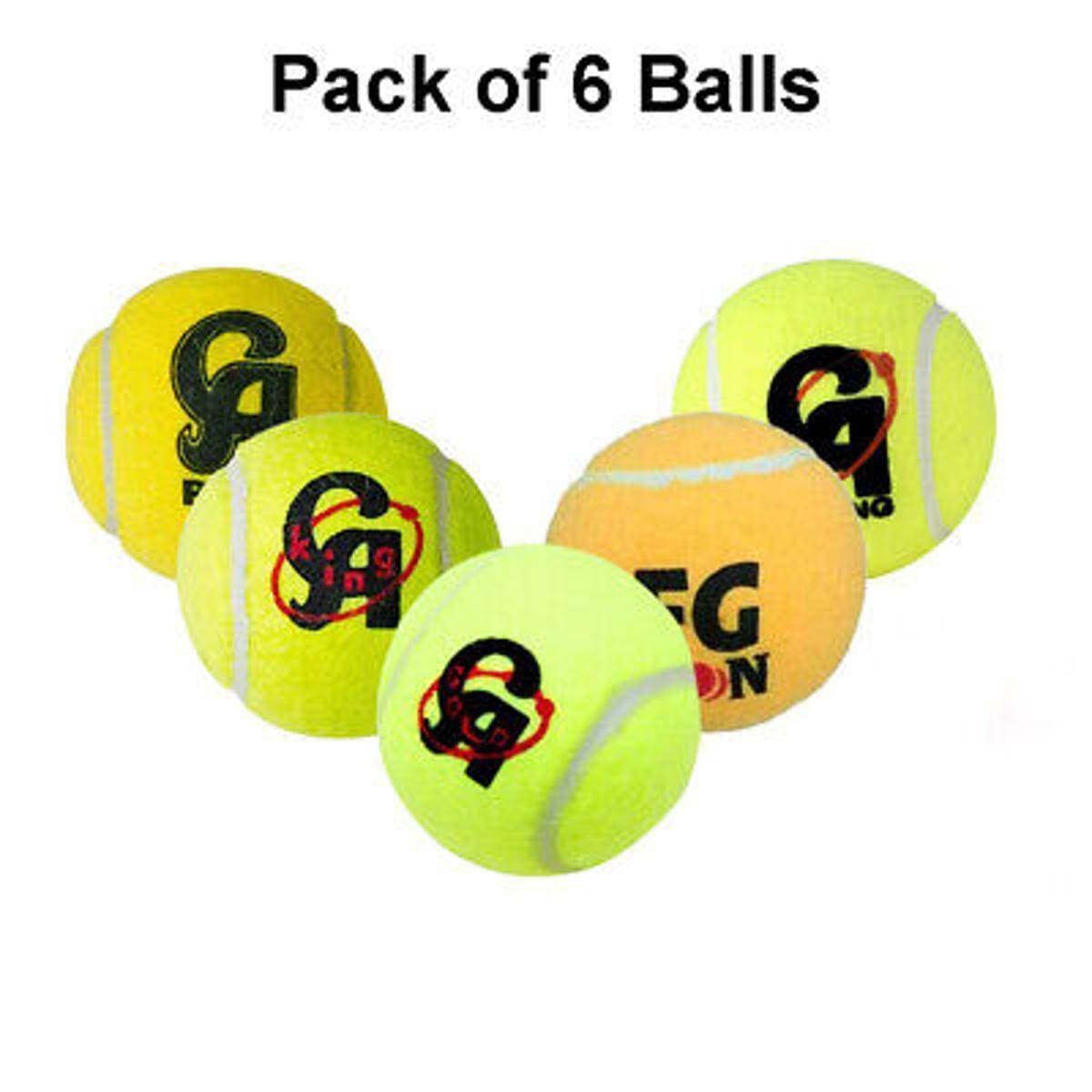 6-Pcs Cricket Soft Ball Tennis Balls Cricket
